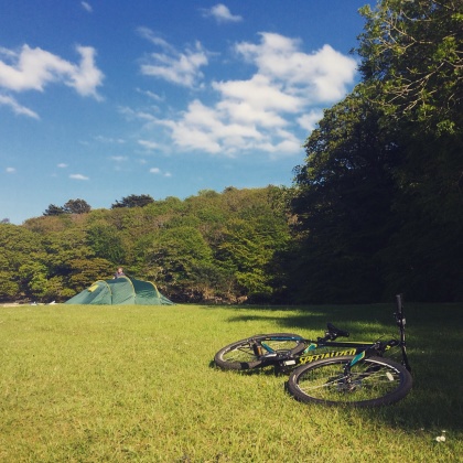 cycle and camping
