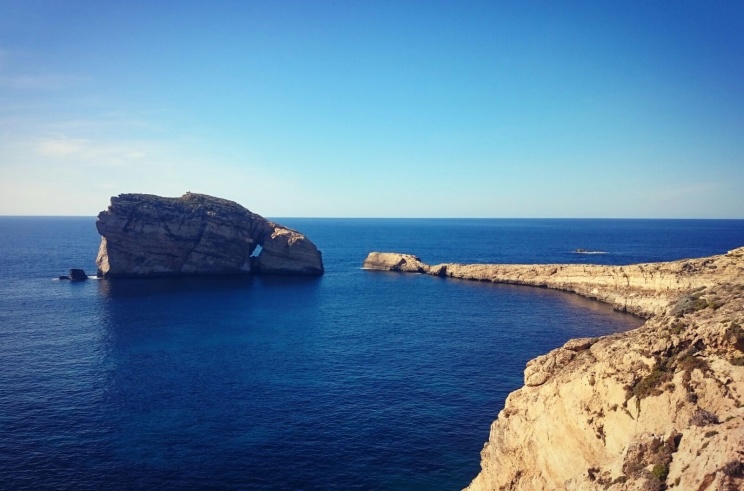 Furgus Rock, West Gozo